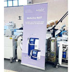 Asclepion MeDioStar NeXT Diode Laser Large Office Marketing Banner 80in x 32.5in