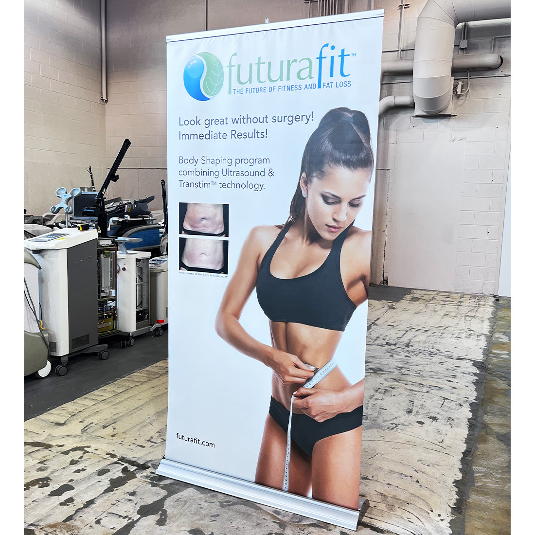 Futurafit Look Great without Surgery Office Marketing Banner 80 x 32.5in