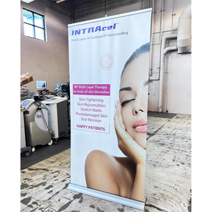 Jeisys INTRAcel RF Multi Layer Therapy Office Marketing Banner 80in x 38.5in