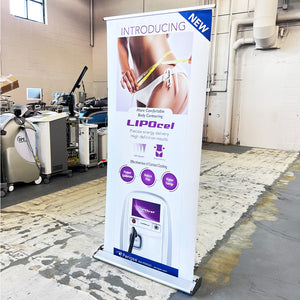 Perigee LIPOcel Body Contouring Office Marketing Banner 75in x 32in