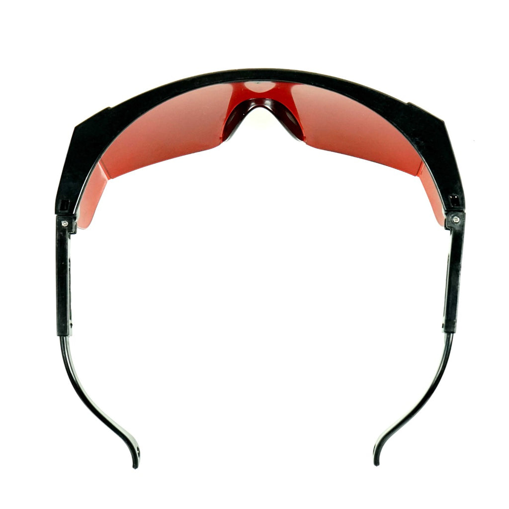 Red Tint Operator Glasses Adjustable Side Arms Safety Eye Protection Eyewear