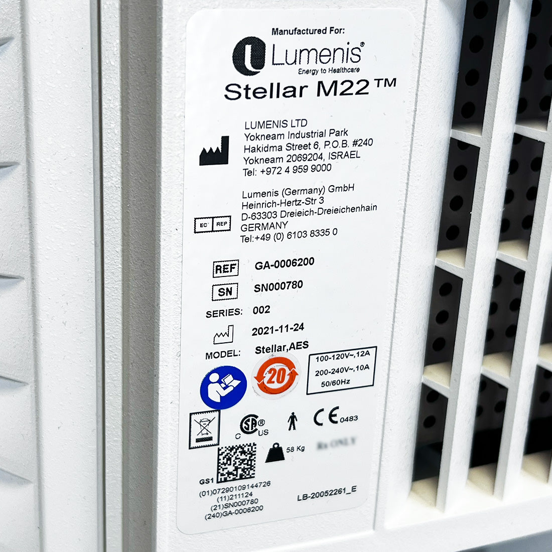 2021 Lumenis Stellar M22 System Fully Loaded ResurFX Nd:YAG Q-Switch IPL HPs