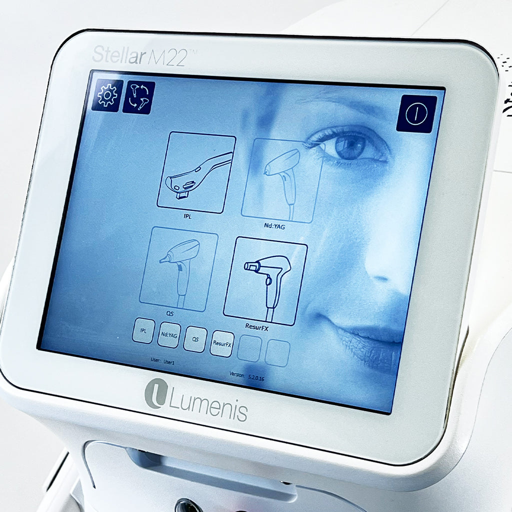 2021 Lumenis Stellar M22 System Fully Loaded ResurFX Nd:YAG Q-Switch IPL HPs