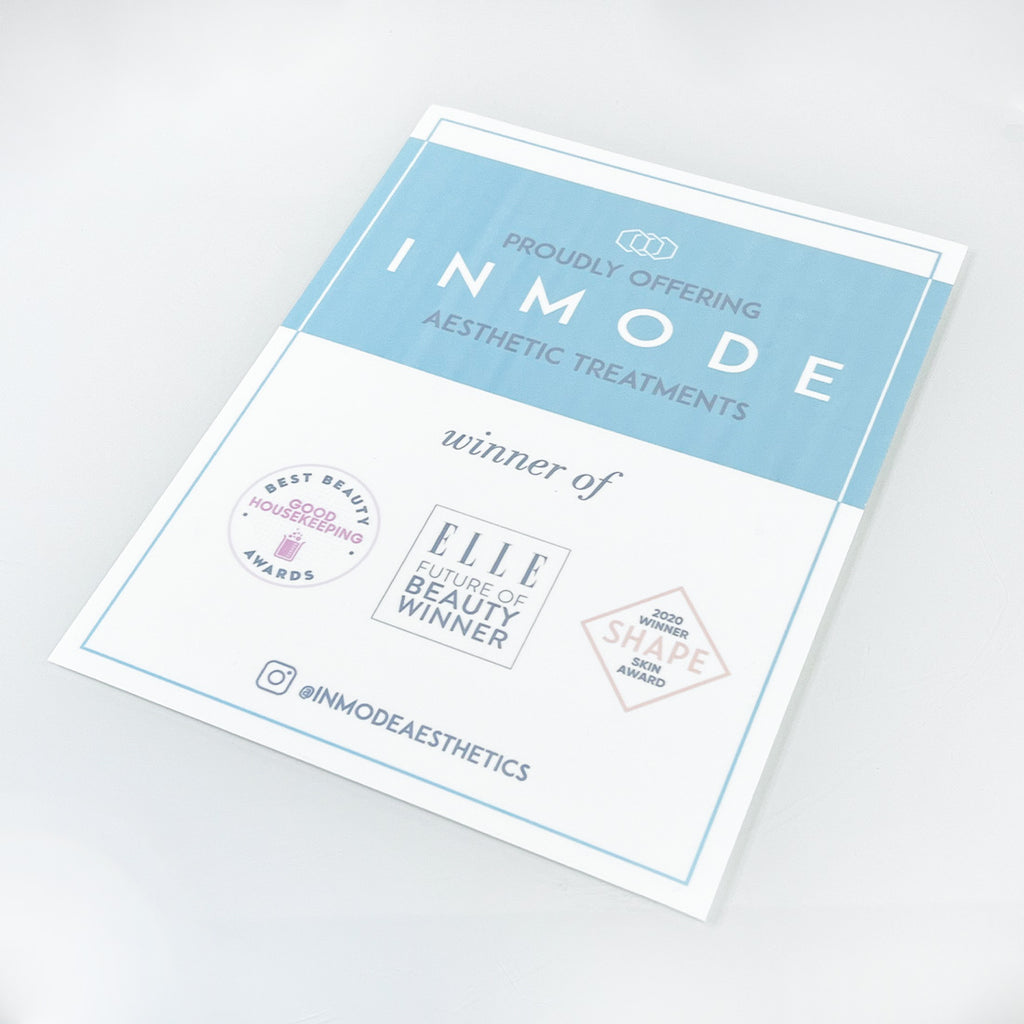 InMode Aesthetics Treatment Winner Best Beauty Advertising Marketing Sticker