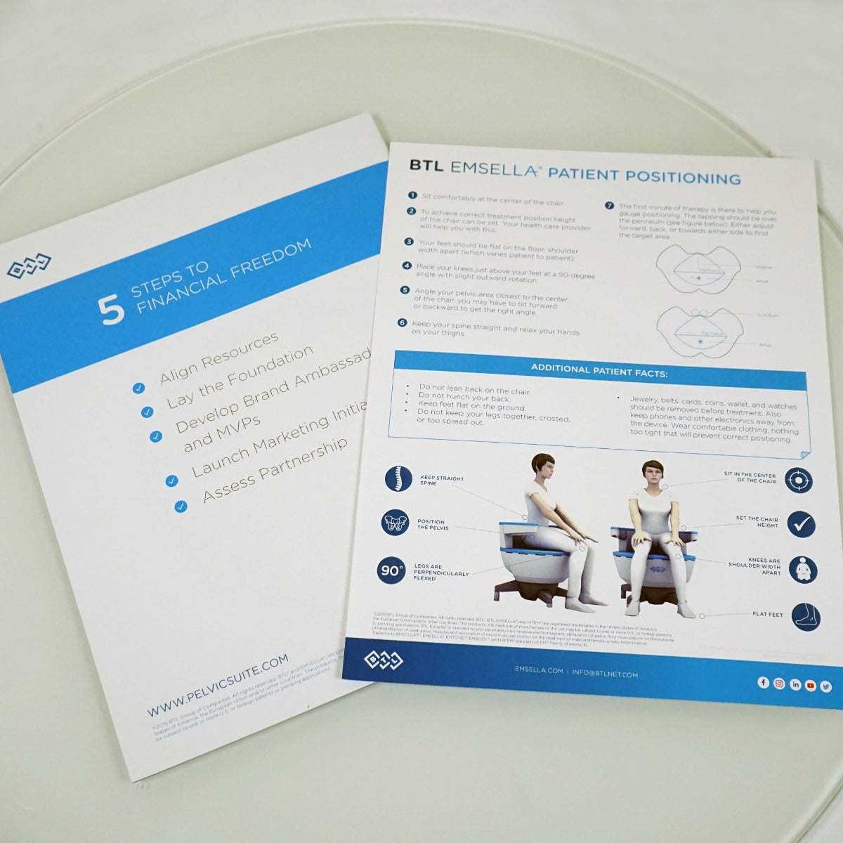 BTL Aesthetic EMSELLA Phone Consultation User Guide Marketing Sales Promo Info