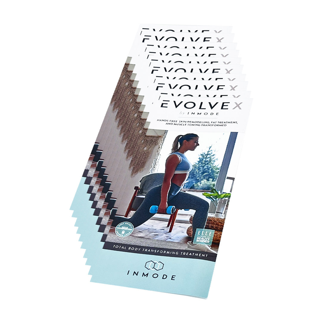 InMode EVOLVE X Body Transforming Treatment Marketing Advertising Brochure x10Pc