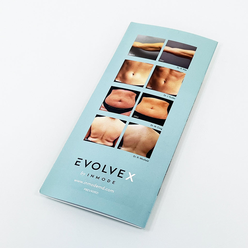 InMode EVOLVE X Body Transforming Treatment Marketing Advertising Brochure x10Pc