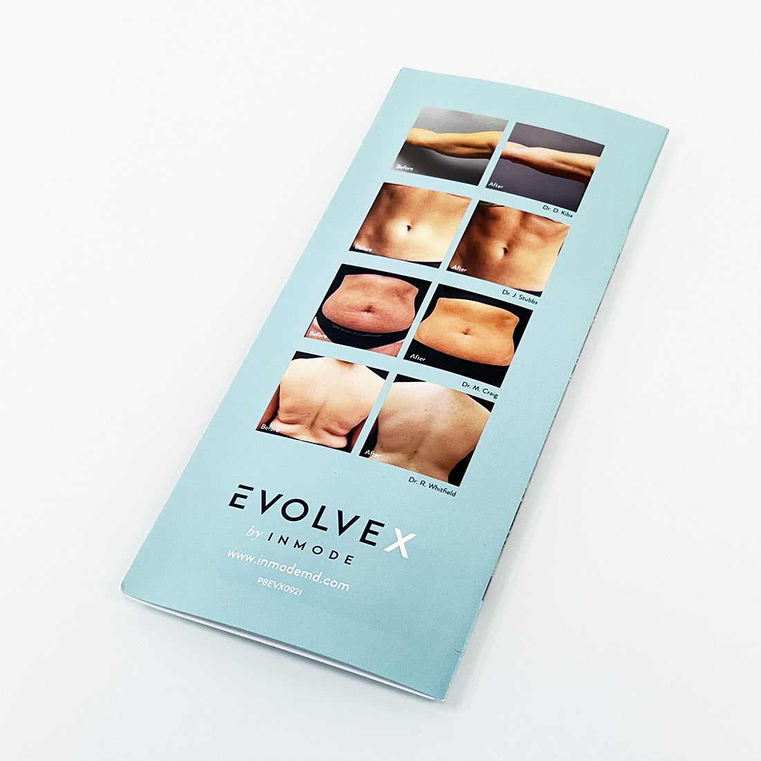 InMode EVOLVE X Body Transforming Treatment Marketing Advertising Brochure x15Pc