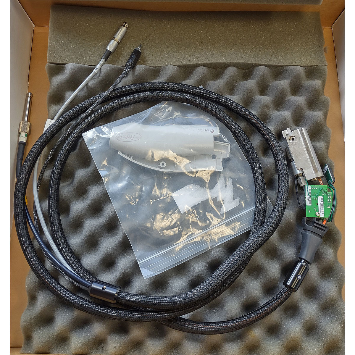 Candela VBeam Perfecta Handpiece and Fiber V Beam Hand Piece PARTS As-Is (FI)