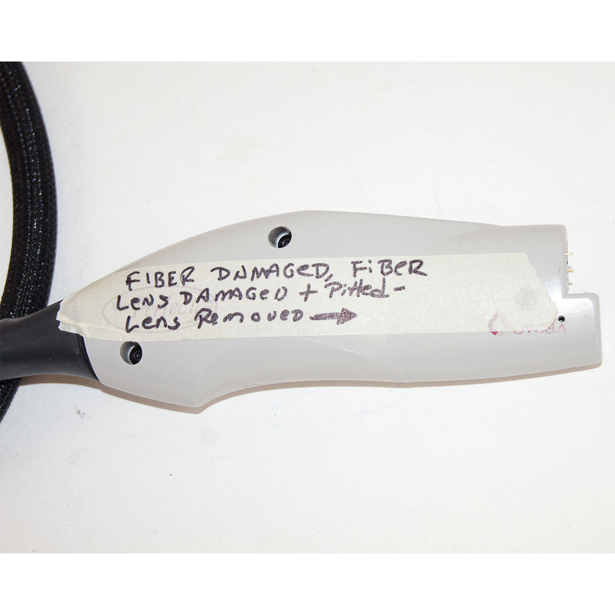 Candela VBeam Perfecta Handpiece and Fiber V Beam Hand Piece PARTS As-Is (FJ)