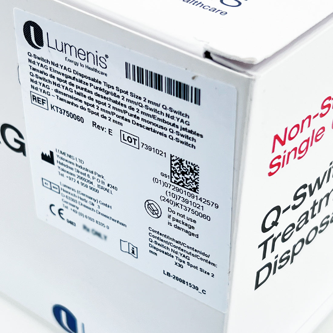 Lumenis M22 Q-Switched Nd:YAG Treatment Head 2mm Disposable Tip KT3750060 Single