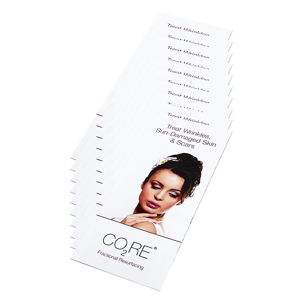 Syneron Candela CO2RE Treat Wrinkles Sun-Damaged Skin and Scars Pamphlet 10-Pack