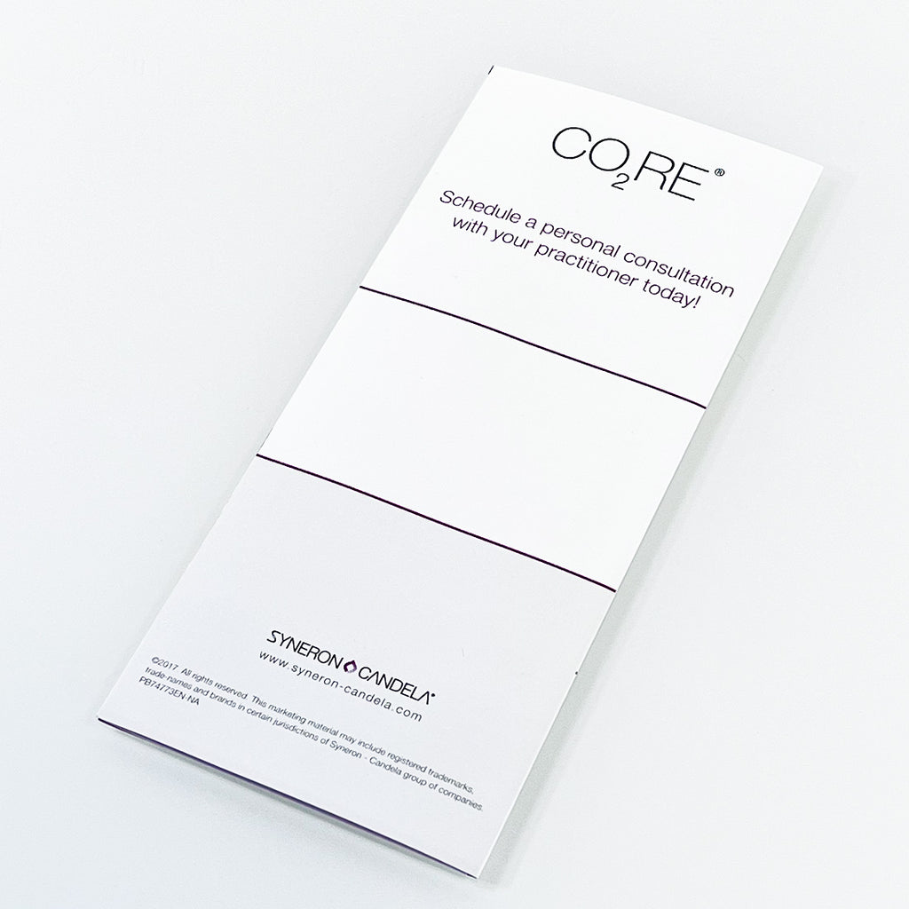 Syneron Candela CO2RE Treat Wrinkles Sun-Damaged Skin and Scars Pamphlet 20-Pack