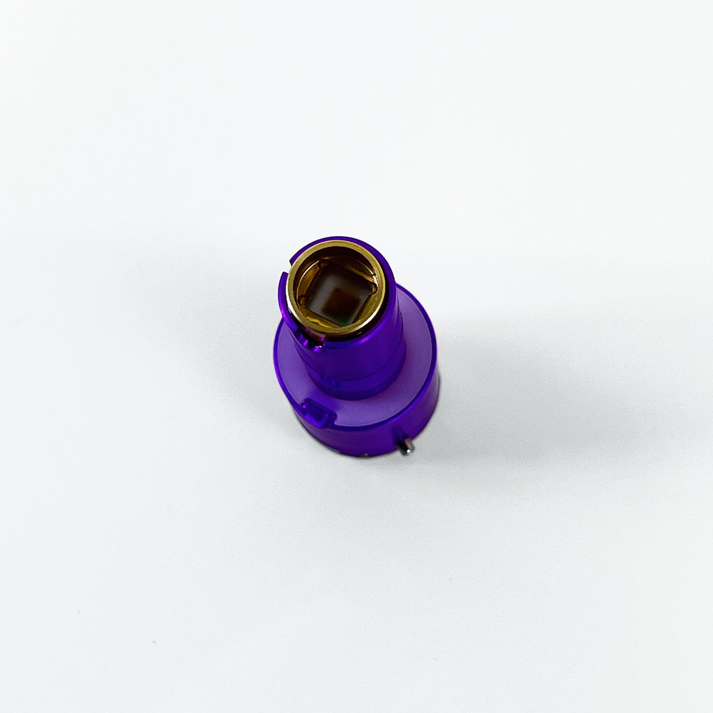 Palomar StarLux 500 Laser 2940nm Handpiece Lens Tip 096169-23 6x6FL Purple Optic