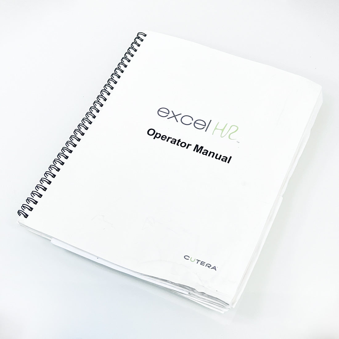 Cutera Excel HR Laser Operator Manual User Operations Guide Booklet D1492