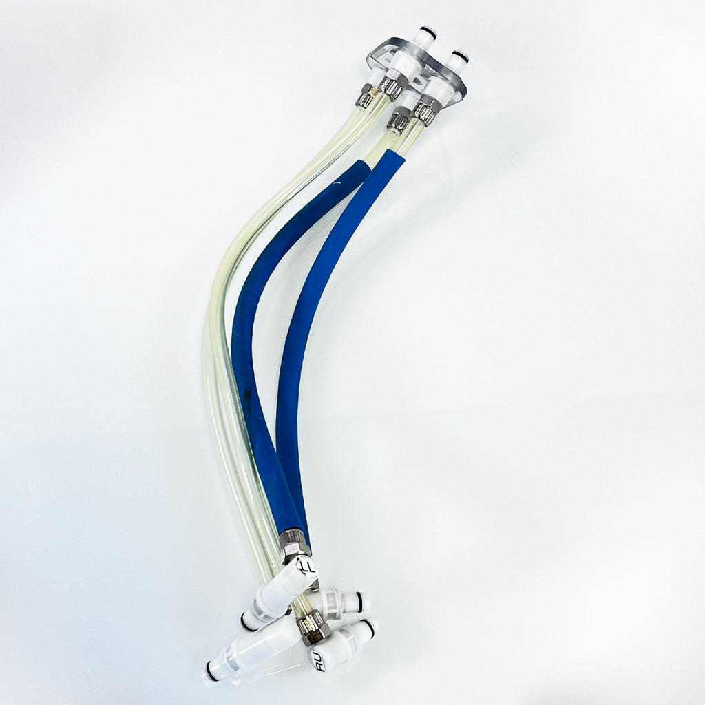 Palomar Vectus Laser Coolant Tubing Dual Hoses Clear Blue Tube Connectors PARTS