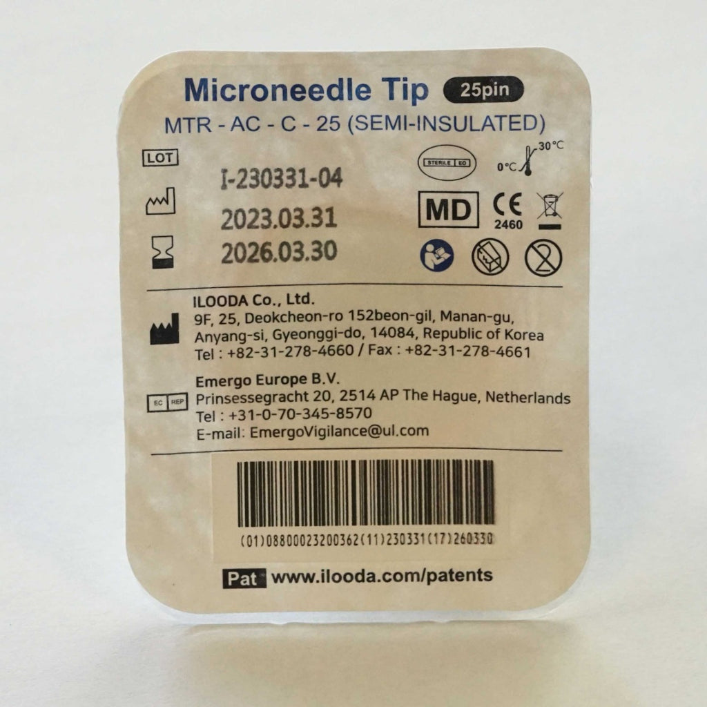 ilooda SecretRF Semi-Insulated Microneedle Tip 25 Pin MTR-AC-C-25 MTR-AC-25 x8Pc