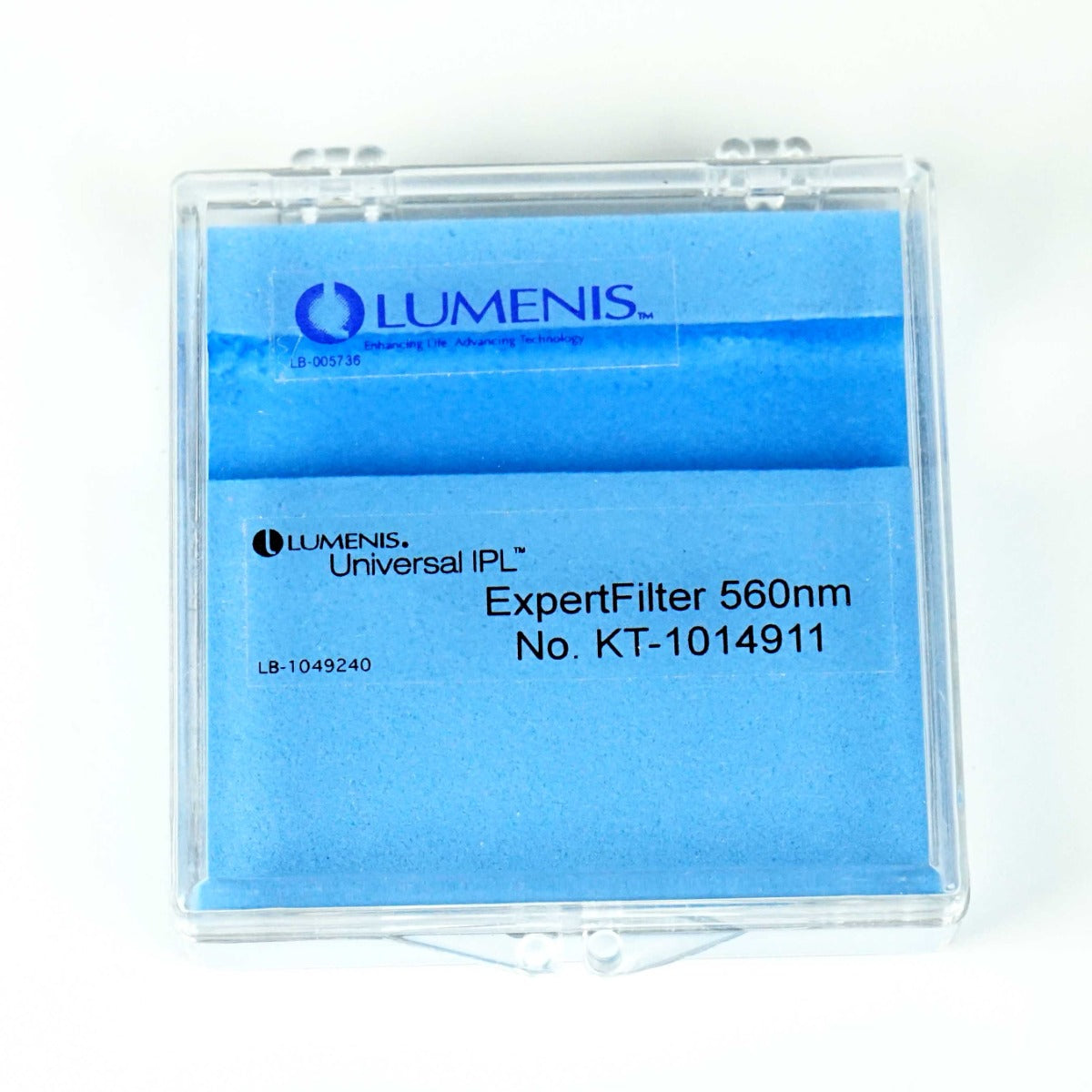 Lumenis Universal IPL Expert Filter Plastic Cover Storage Case M22 Lume1 560nm
