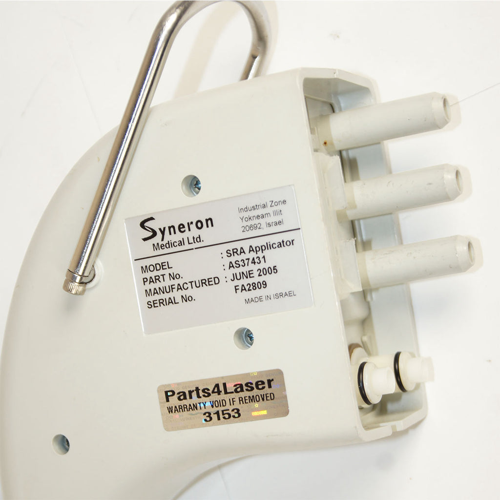 Syneron elos Galaxy SR SRA Applicator Handpiece AS37431 Complete Parts As-Is