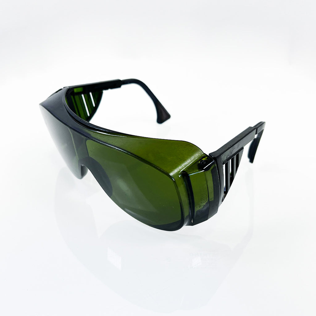 Uvex Laser Operator IPL Green Tint Safety Eye Glasses EyeWear W166 Wraparound
