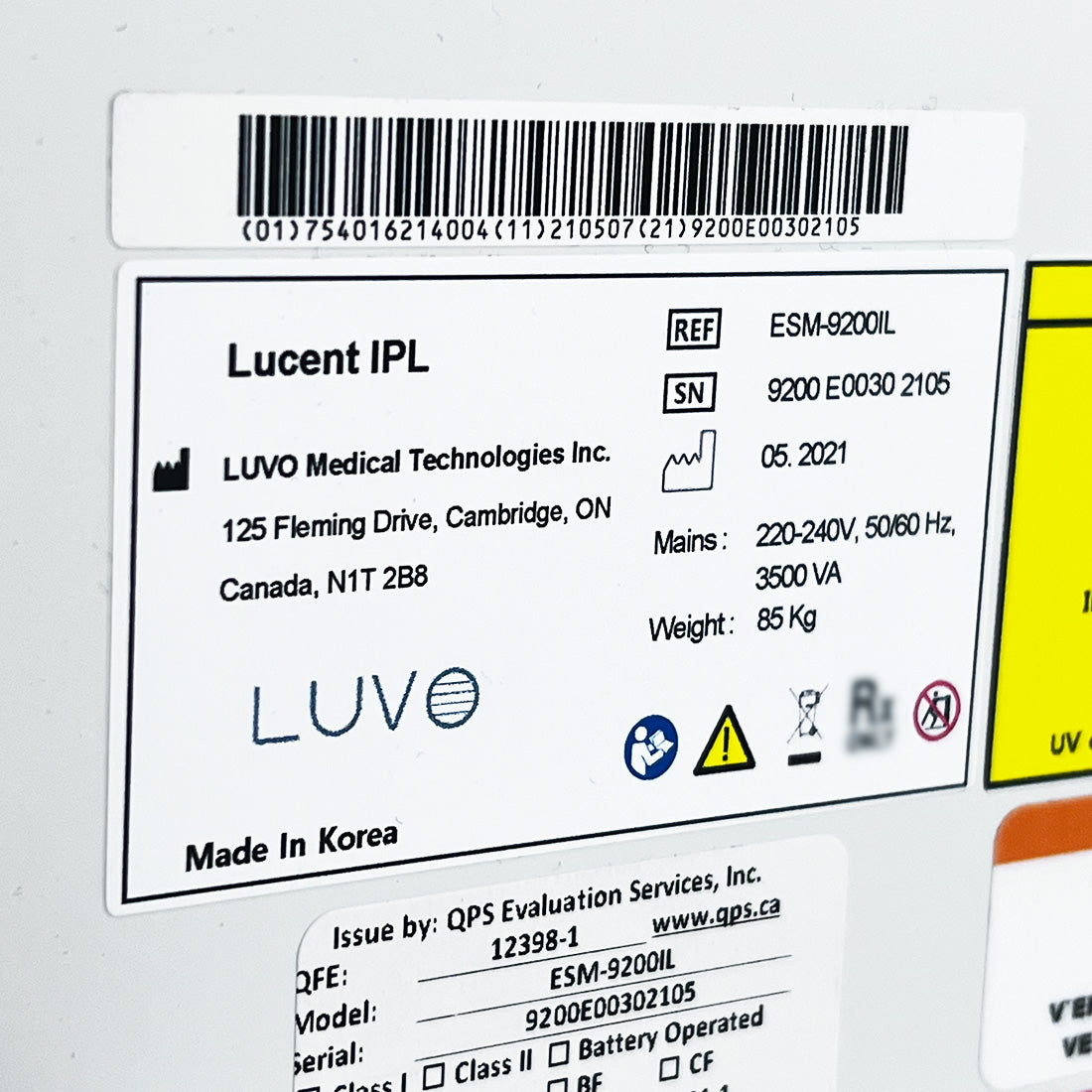 2021 Luvo Lucent IPL Laser Skin Rejuvenation Acne Hair Removal Treatment Lesions