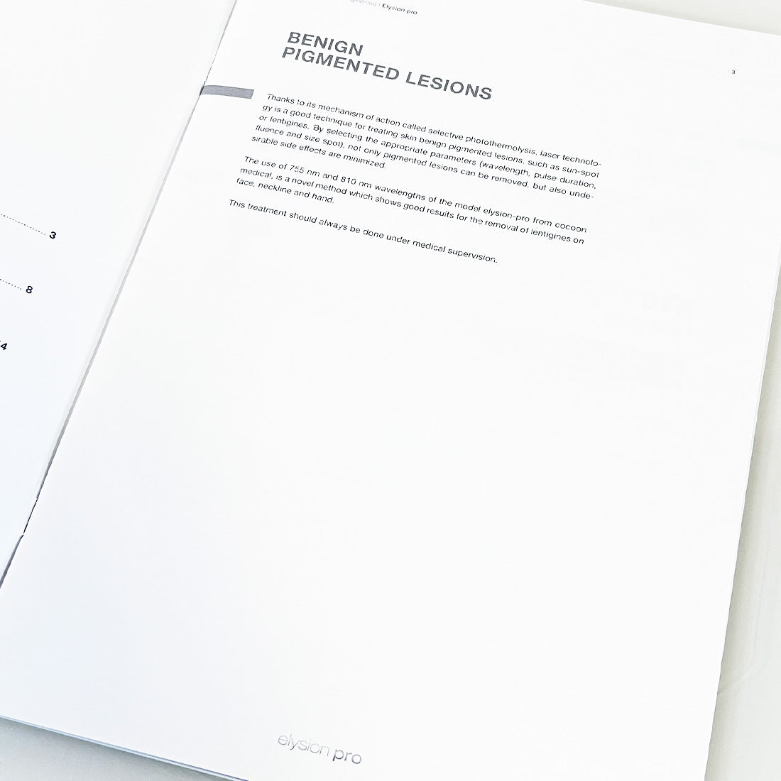 Cocoon Medical Laser Elysion Pro Quick Guide Lesion User Manual In 4 LANGUAGES