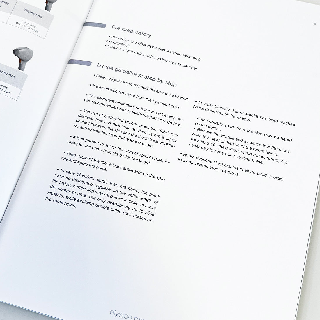 Cocoon Medical Laser Elysion Pro Quick Guide Lesion User Manual In 4 LANGUAGES