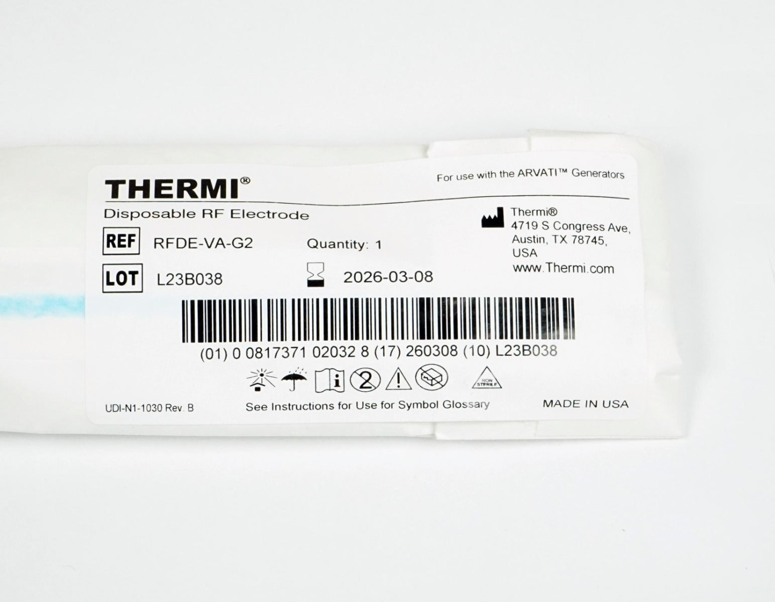 ThermiAesthetics ThermiRF Disposable Electrode WAND RFDE-VA-G2 Thermi RF Arvati