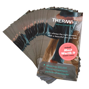 ThermiAesthetics ThermiVA Thermi RF VA Patient Brochure Pamphlet Office x25 Pcs