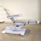 Light Beige Power Adjustable Beauty Spa Cosmetology Tattoo Medical Exam Bed DEMO