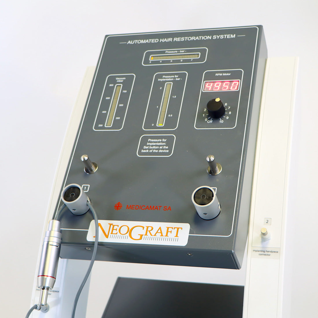 2011 NeoGraft Medicamat Automated Hair Restoration System - Punch Hair Matic