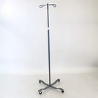 Rolling Aluminum Intravenous Stand IV Pole Adjustable Drip Bag Holder 4-Wheels