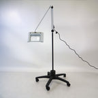 Waldmann Lighting Omnimax Rolling Magnifier Light Articulating Lamp SNL-319 3x9W