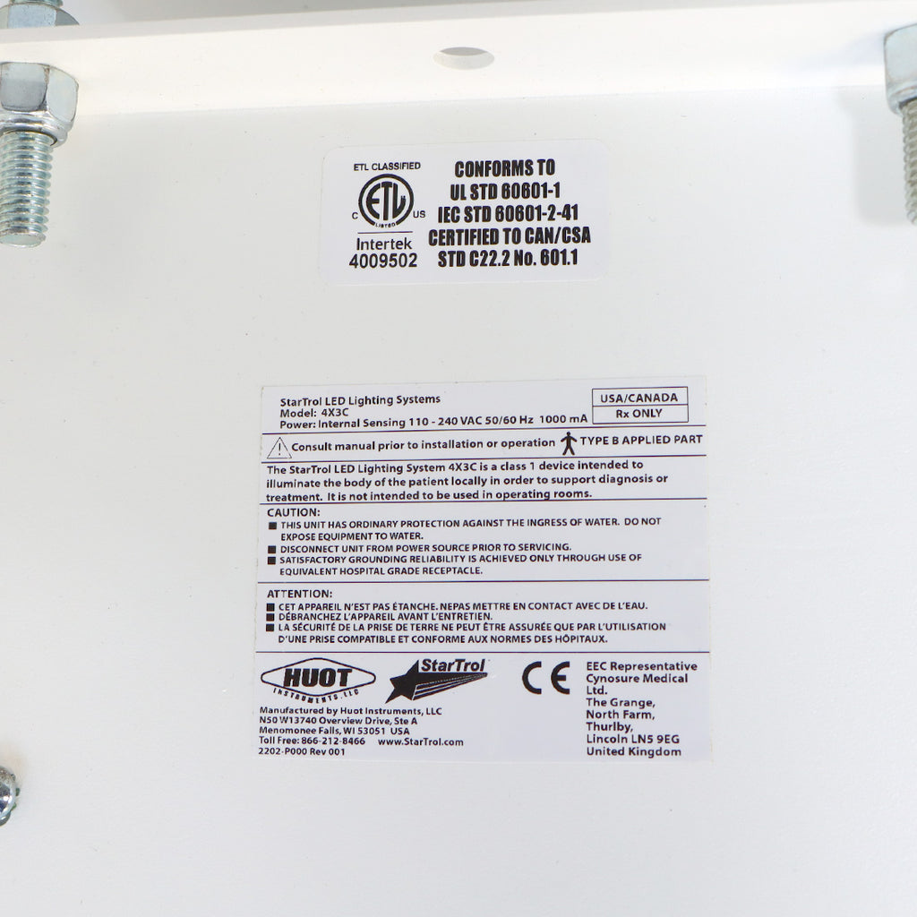 StarTrol 4X3C LED Ceiling Mount Exam Treatment Light 4X3-C Star Trol Lighting