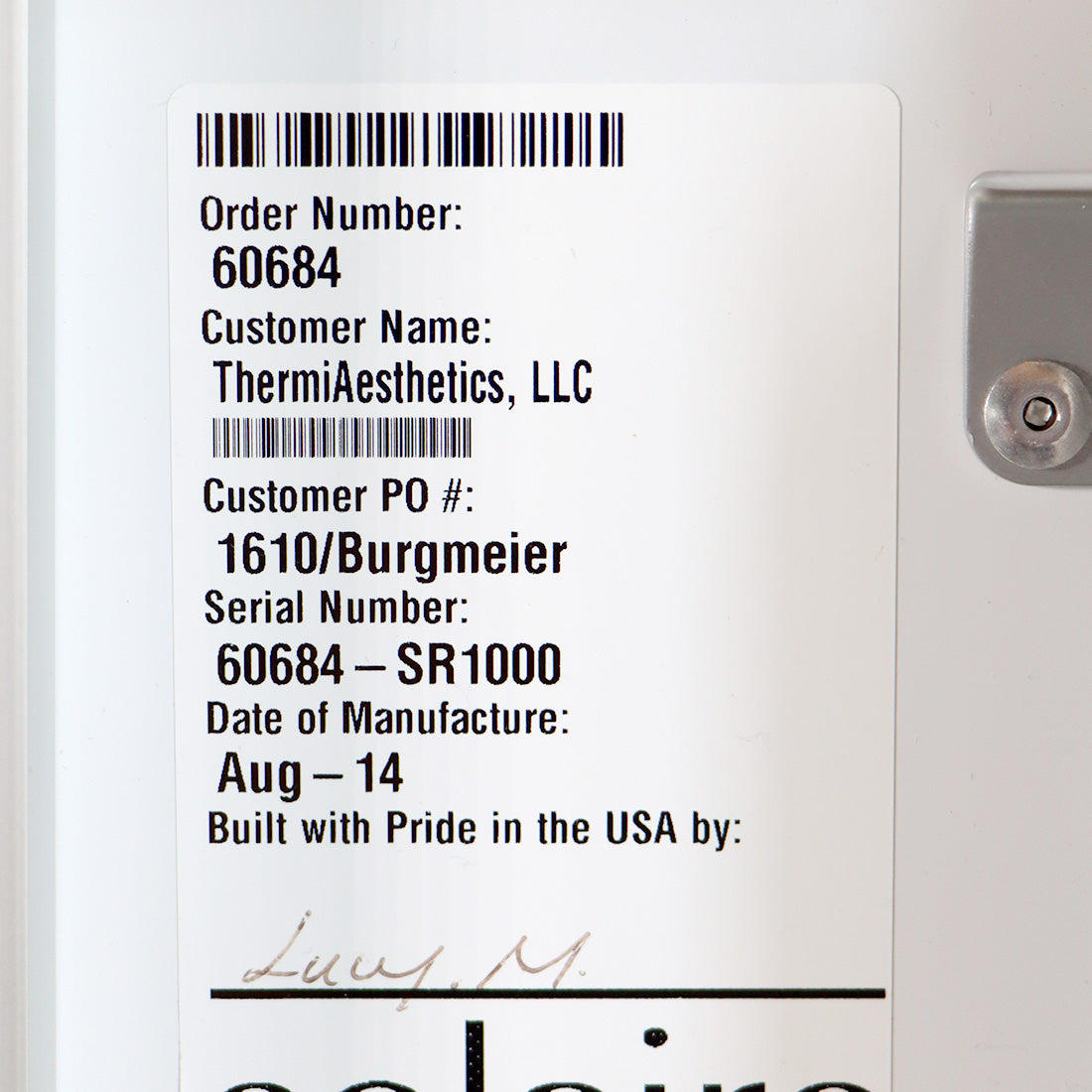 2014 ThermiAesthetics ThermiRF ThermiSmooth Skin Tightening Wrinkles Thermi RF