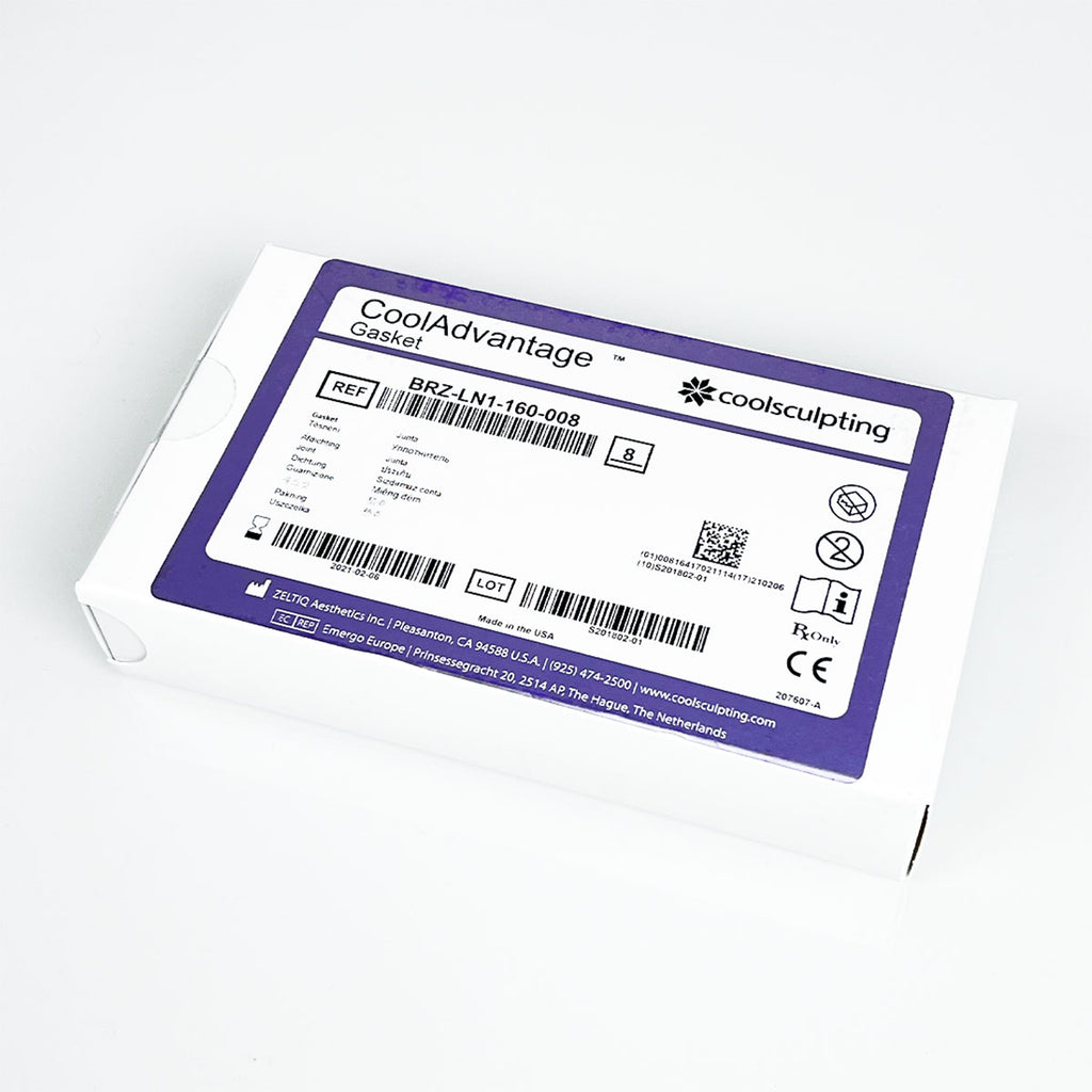 Zeltiq CoolSculpting CoolAdvantage Gasket BRZ-LN1-160-008 EXP-06/2024 8-Pack