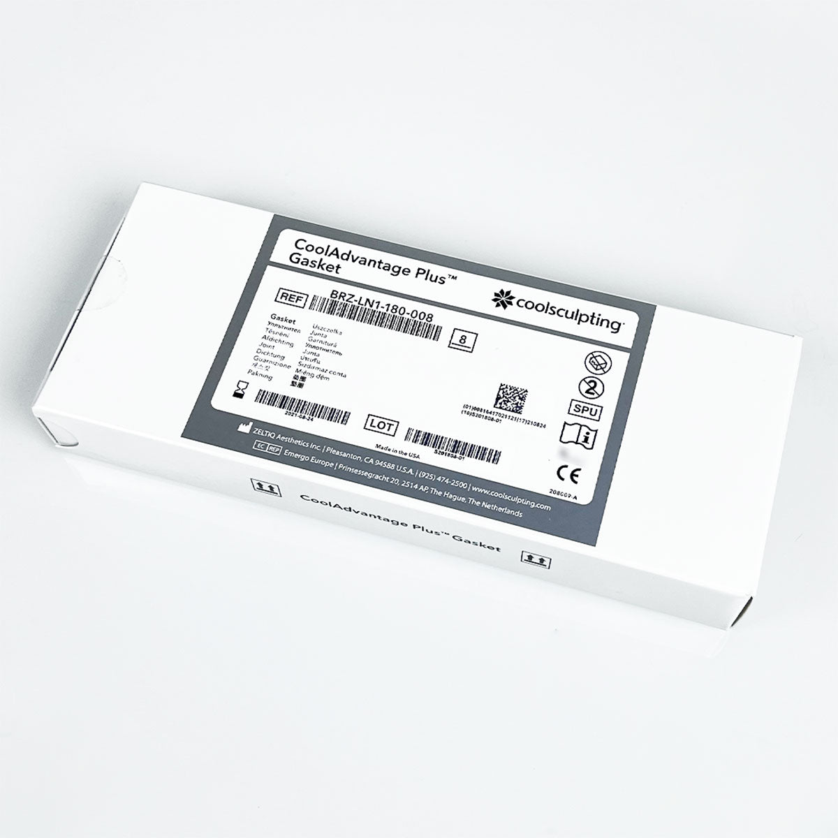 Zeltiq CoolSculpting BRZ-LN1-180-008 CoolAdvantage PLUS Gaskets 8-Pk Exp-08/21