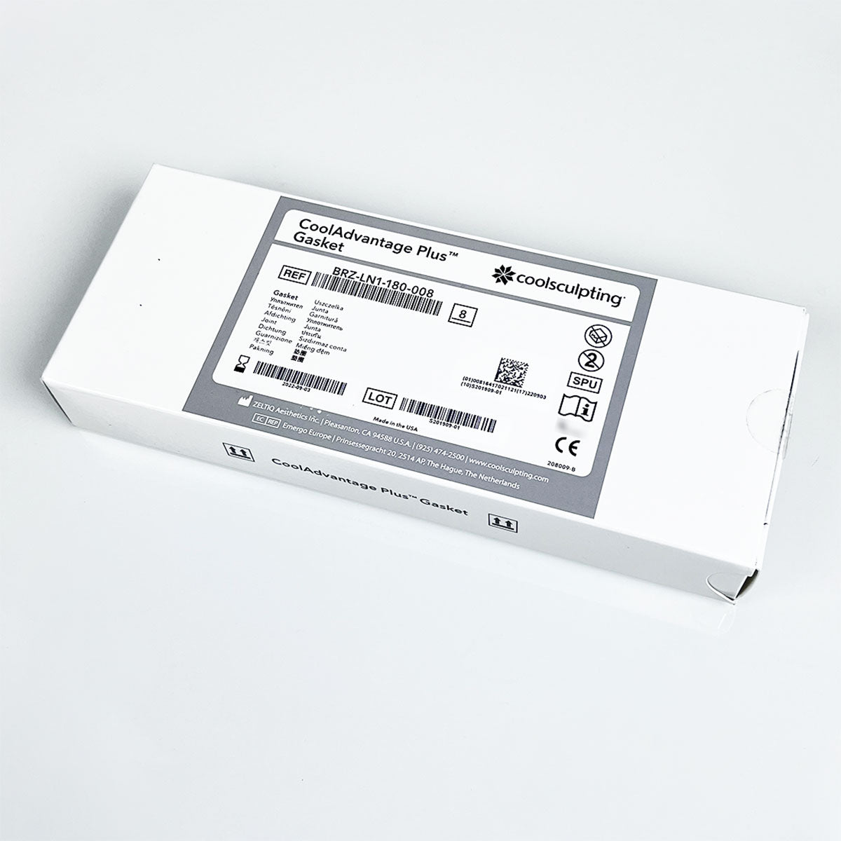 Zeltiq CoolSculpting BRZ-LN1-180-008 CoolAdvantage PLUS Gaskets 8-Pk Exp-09/22