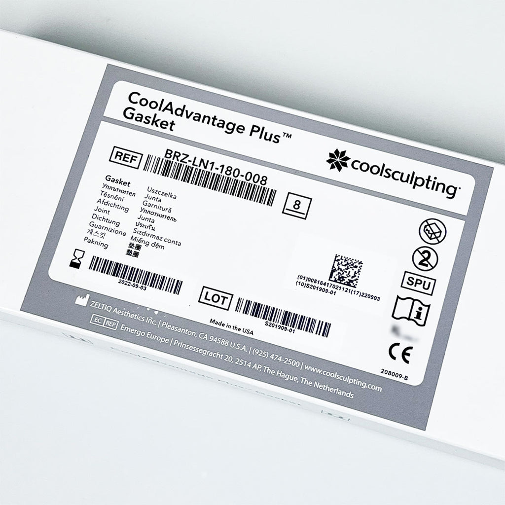 Zeltiq CoolSculpting BRZ-LN1-180-008 CoolAdvantage PLUS Gaskets 8-Pk Exp-09/22
