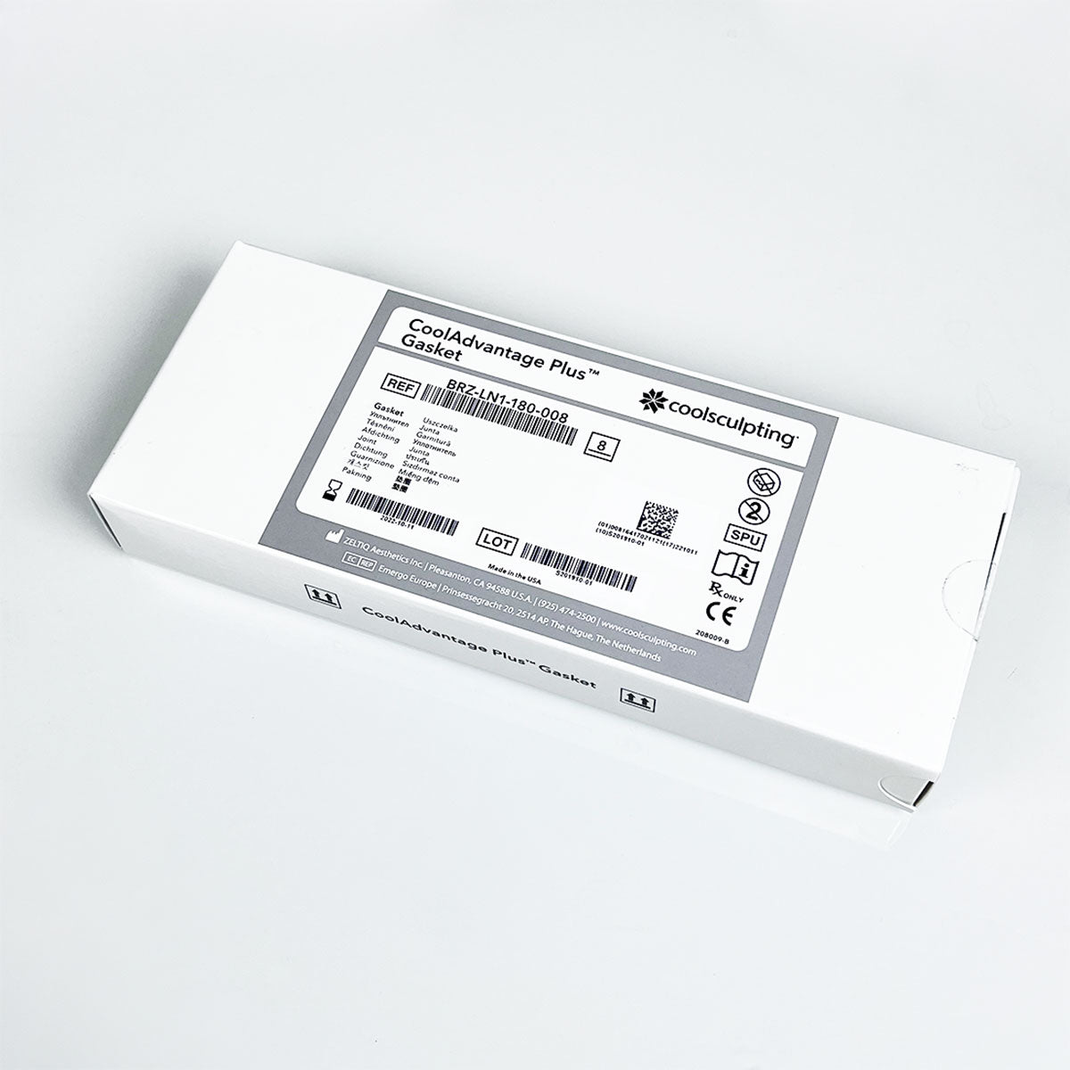 Zeltiq CoolSculpting BRZ-LN1-180-008 CoolAdvantage PLUS Gaskets 8-Pk Exp-09/22