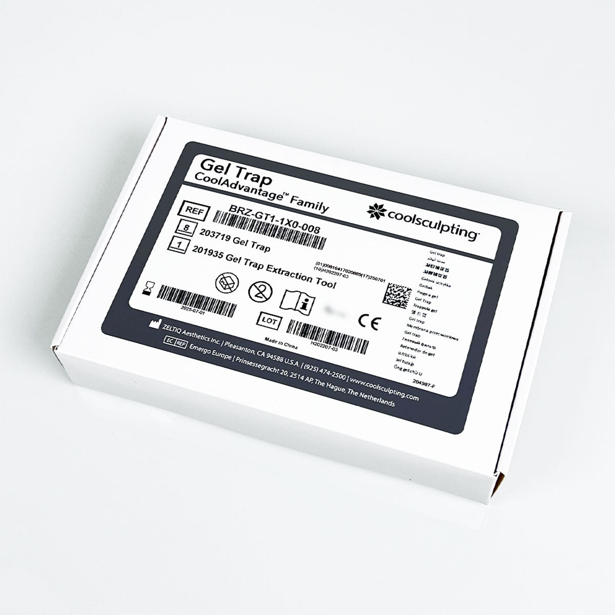 Zeltiq CoolSculpting Gel Trap CoolAdvantage BRZ-GT1-1X0-008 w/ Tool 8pk 07/2025