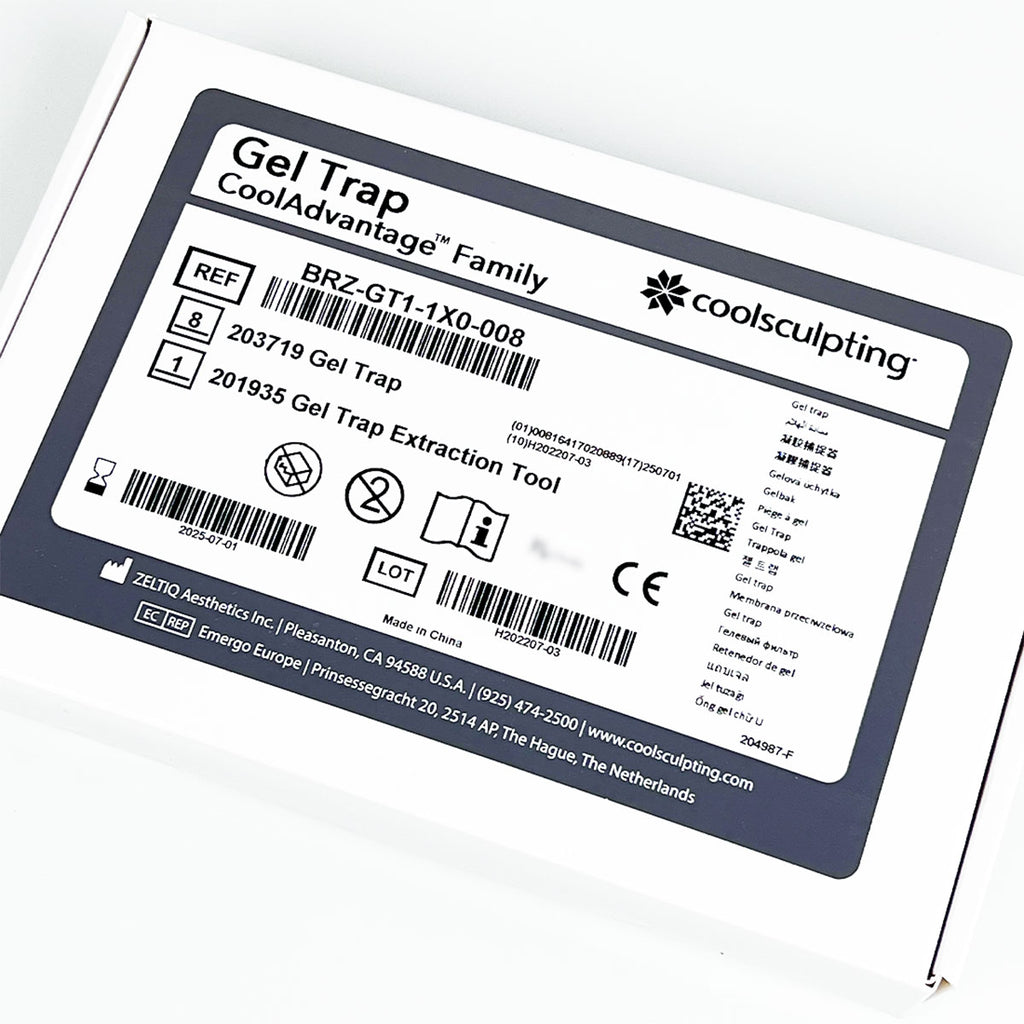 Zeltiq CoolSculpting Gel Trap CoolAdvantage BRZ-GT1-1X0-008 w/ Tool 8pk 07/2025