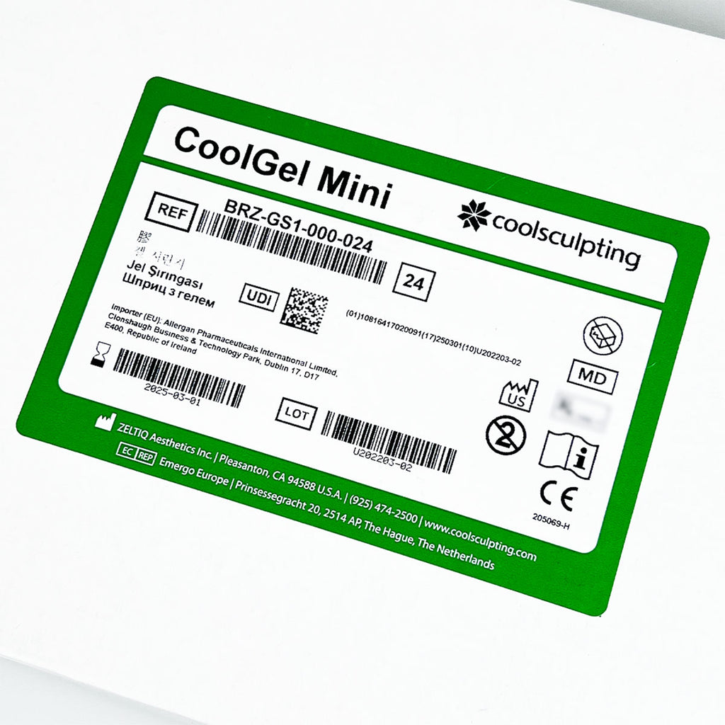 ZELTIQ CoolSculpting CoolGel Mini BRZ-GS1-000-024 CoolSculpt Gel 24pk BBE-3/2025