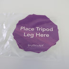 Cutera truSculpt "Place Tripod Leg Here" Floor Marker Placement Stickers (x3)