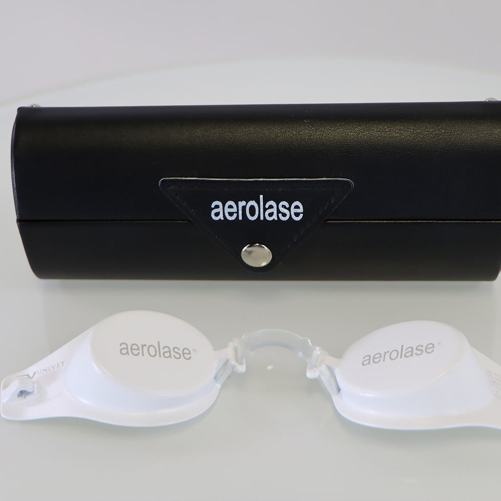 Univet Aerolase White Plastic Patient Laser Goggles Safety Eyewear 190-11000nm