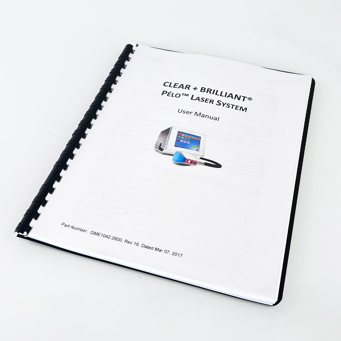 Clear + Brilliant Pelo Laser System User Manual GME1042.2600 Rev-16 Mar/2017