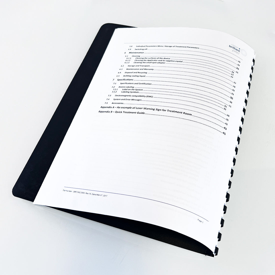 Clear + Brilliant Pelo Laser System User Manual GME1042.2600 Rev-16 Mar/2017