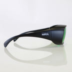Laser Operator Eyewear Eye Safety Glasses Green Lens 600-700nm OD6+ Black Frame
