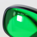 Laser Operator Eyewear Eye Safety Glasses Green Lens 600-700nm OD6+ Black Frame