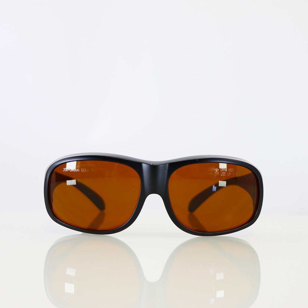 Laser Operator Eyewear Safety Glasses 200-540nm OD6+ 900-1070nm LB5 Orange Lens